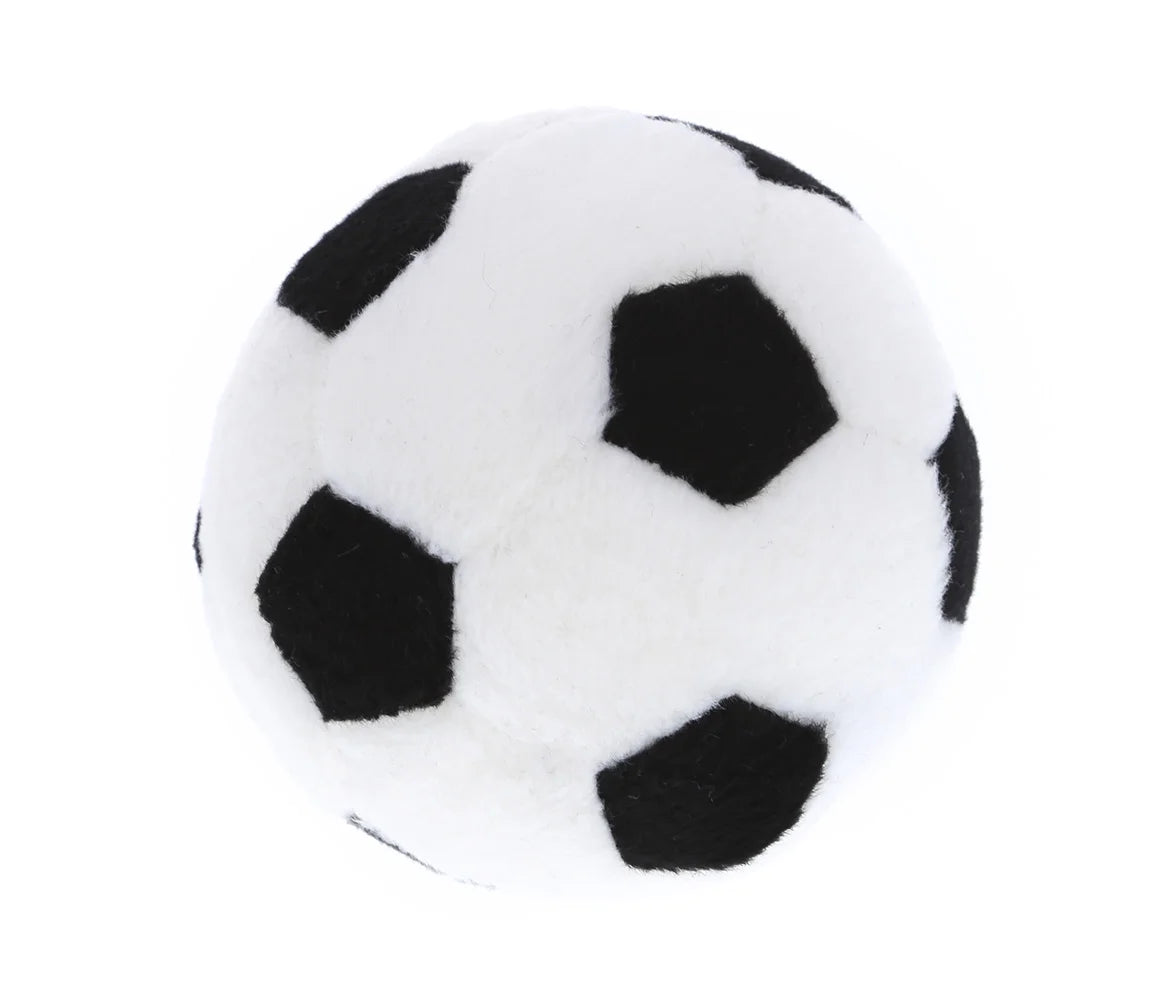 Sport Plush Ball - Small Stuffed Sports Balls for Kids, Cute Squishy Soft Ball Toys for Throwing, Playing Catch, Playtime Plush Balls for Baby Boys and Girls Bedroom Decor - 3 Inch Soccer Ball