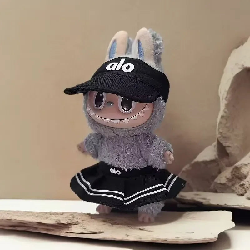 17Cm Labubu Doll Clothes Set Luxury Fashion Outfits Cute Mini Designer Clothes for 17Cm Labubu Dolls High Quality Premium