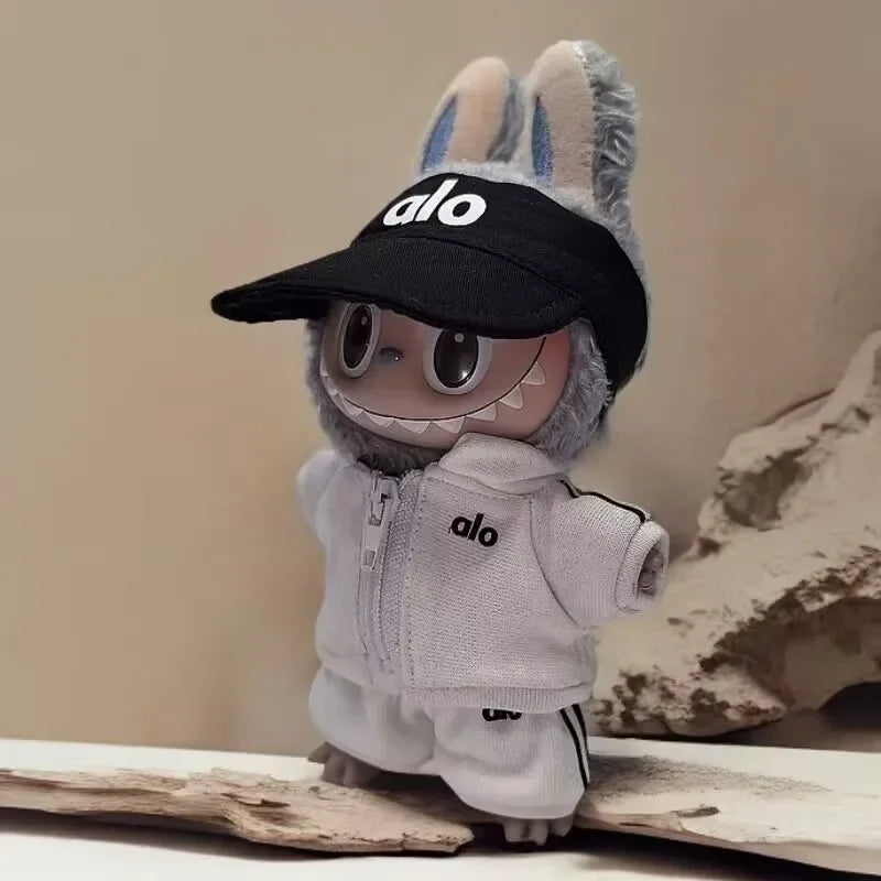 17Cm Labubu Doll Clothes Set Luxury Fashion Outfits Cute Mini Designer Clothes for 17Cm Labubu Dolls High Quality Premium