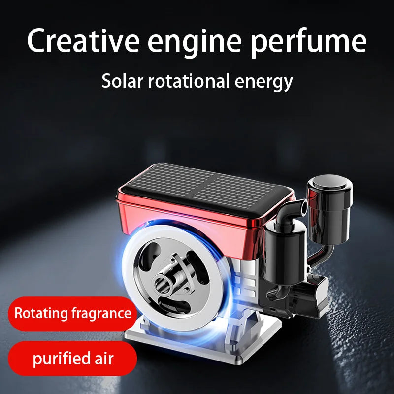 Car Perfume Accessories Retro Tractor Engine Solar Perfume Funny Car Perfume Car Dashboard Perfume Base