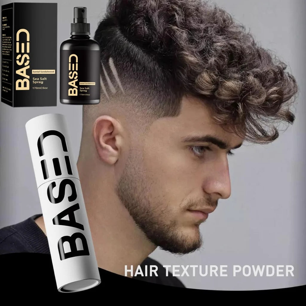New High-End 170ML Sea Salt Spray/50G Hair Styling Powder Long-Lasting Volumizing Thickening Fashion Styling Hold Wave Hair Care