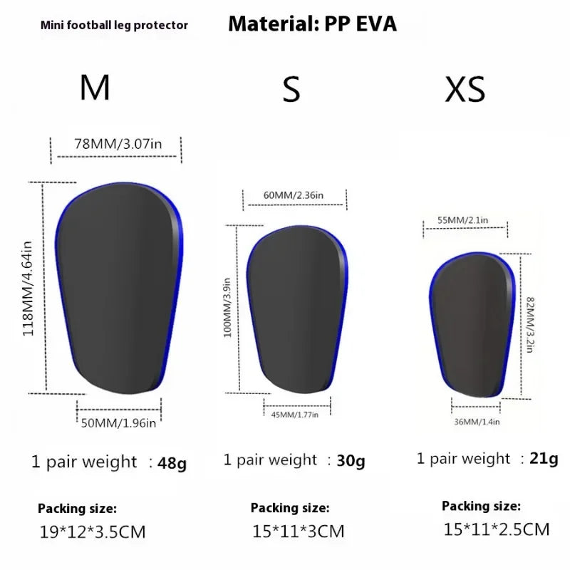 1Pair Soccer Leg Pads for Kids and Adults Mini Training Shin Pads for Soccer Training Equipment Shin Pads for Feet Shin Guard