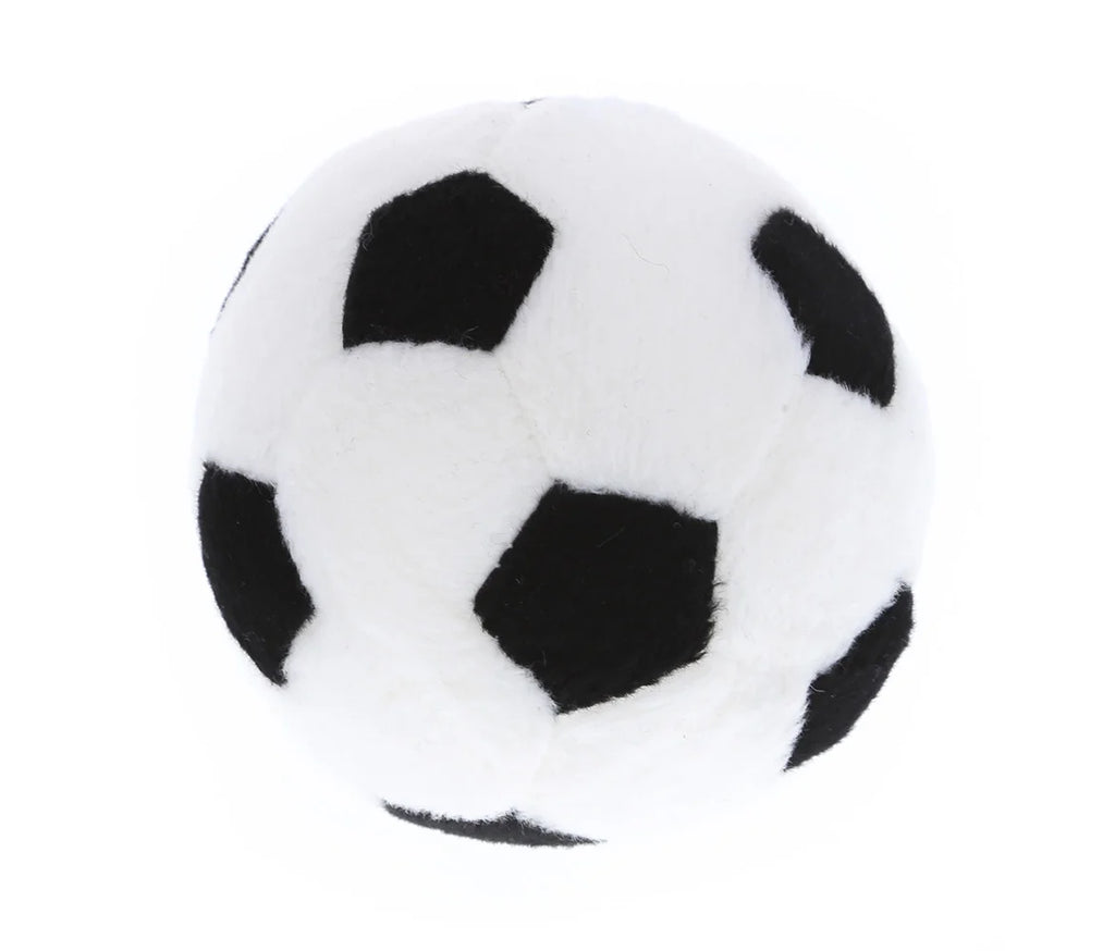 Sport Plush Ball - Small Stuffed Sports Balls for Kids, Cute Squishy Soft Ball Toys for Throwing, Playing Catch, Playtime Plush Balls for Baby Boys and Girls Bedroom Decor - 3 Inch Soccer Ball