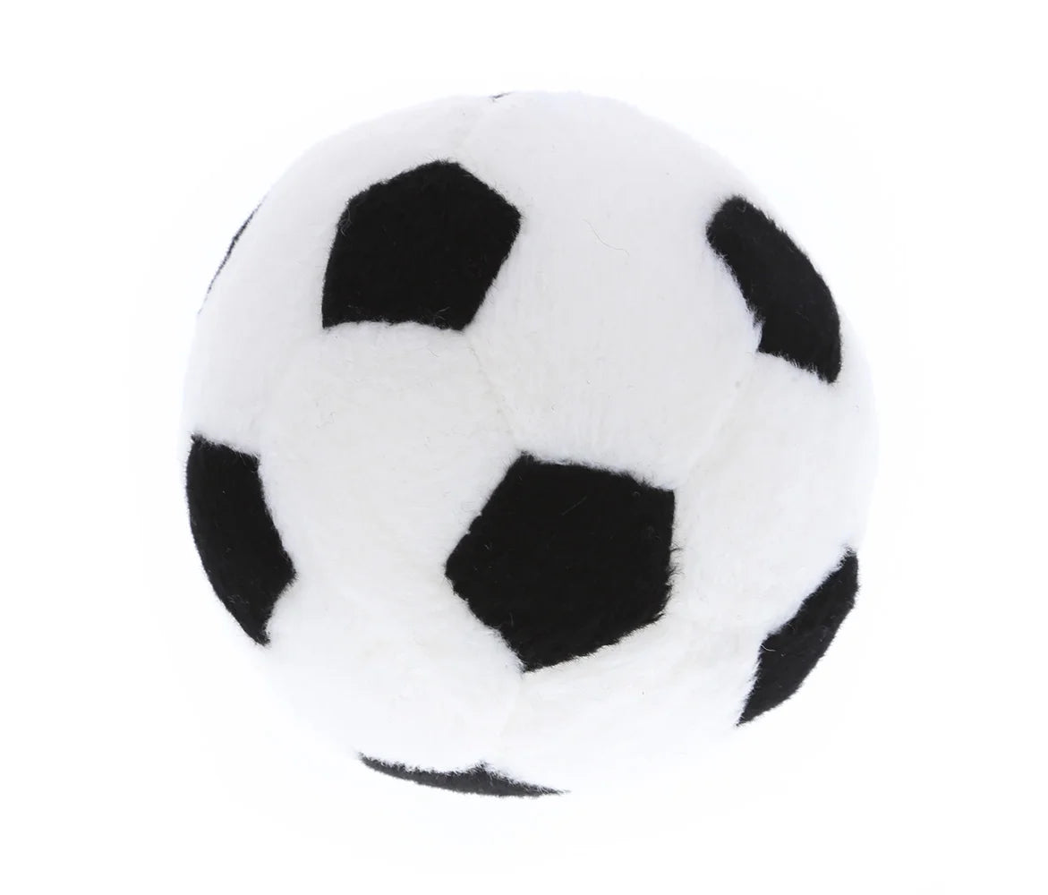 Sport Plush Ball - Small Stuffed Sports Balls for Kids, Cute Squishy Soft Ball Toys for Throwing, Playing Catch, Playtime Plush Balls for Baby Boys and Girls Bedroom Decor - 3 Inch Soccer Ball