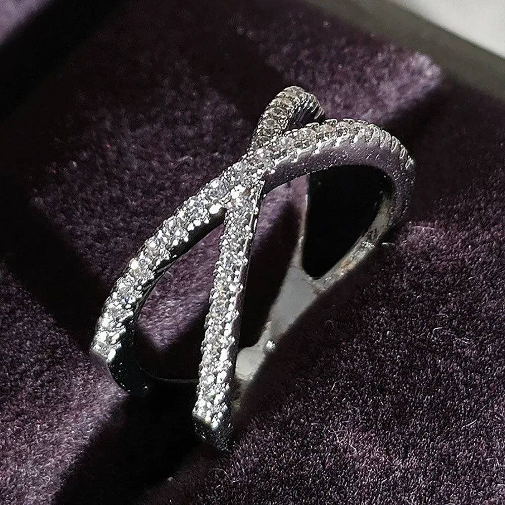 2023 New Trendy Gold Silver Color round Fashion Ring for Girl Lovers Love Party Gift Jewelry Free Shipping Items  R5946